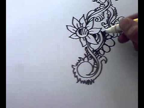 Kertas Lukisan Mewarna Bunga Hebat Cara Melukis Deeway Channel 2 Youtube