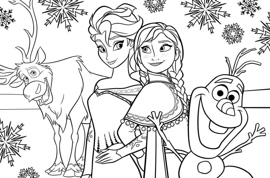 Gambar Mewarna Frozen Bernilai Gambar Mewarnai Frozen Olaf Koleksi Belajar Mewarnai Gambar